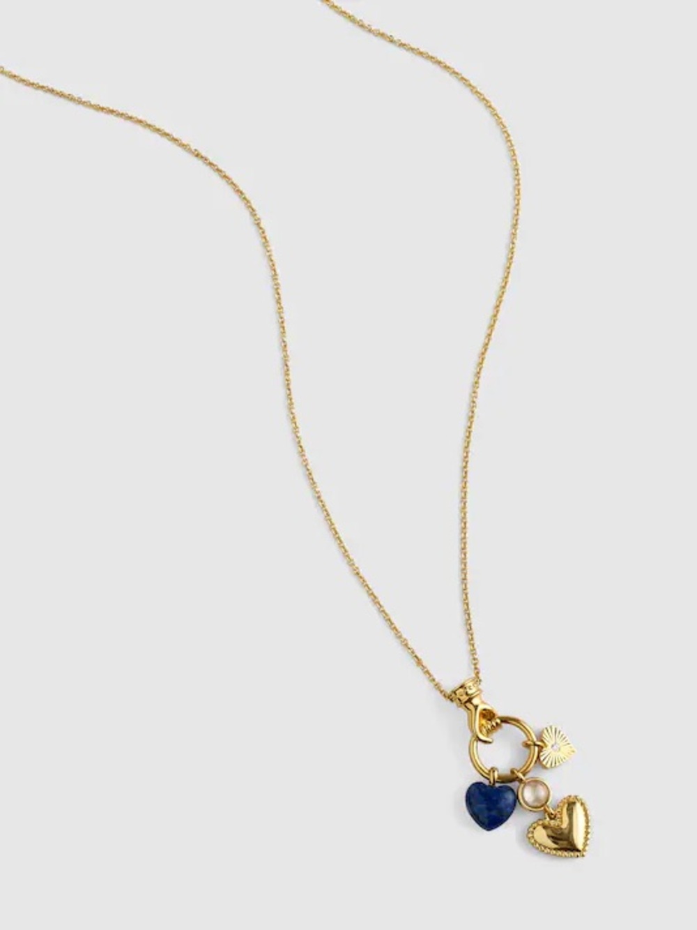 Madewell Gold Heart Charm Necklace